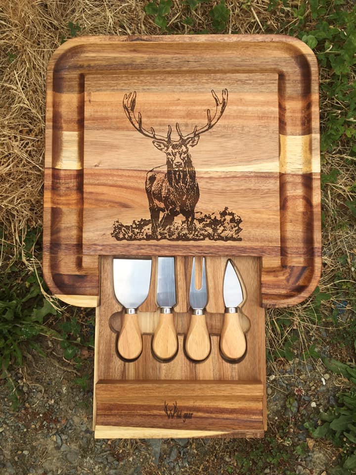 Cheese board Red front on Wild Gear NZ