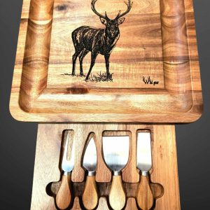 Cheese board Sika Stag